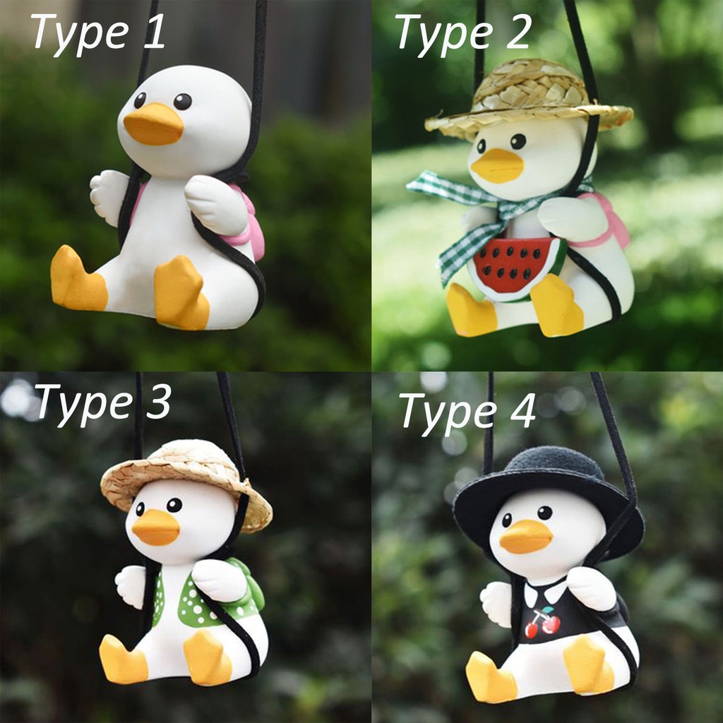 Swinging Duck Car Hanging Ornament Creative Auto Inner Accessories