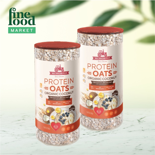 Combo 2 hũ yến Mạch giàu đạm vị Dừa Protein Oats Coconut 500gr