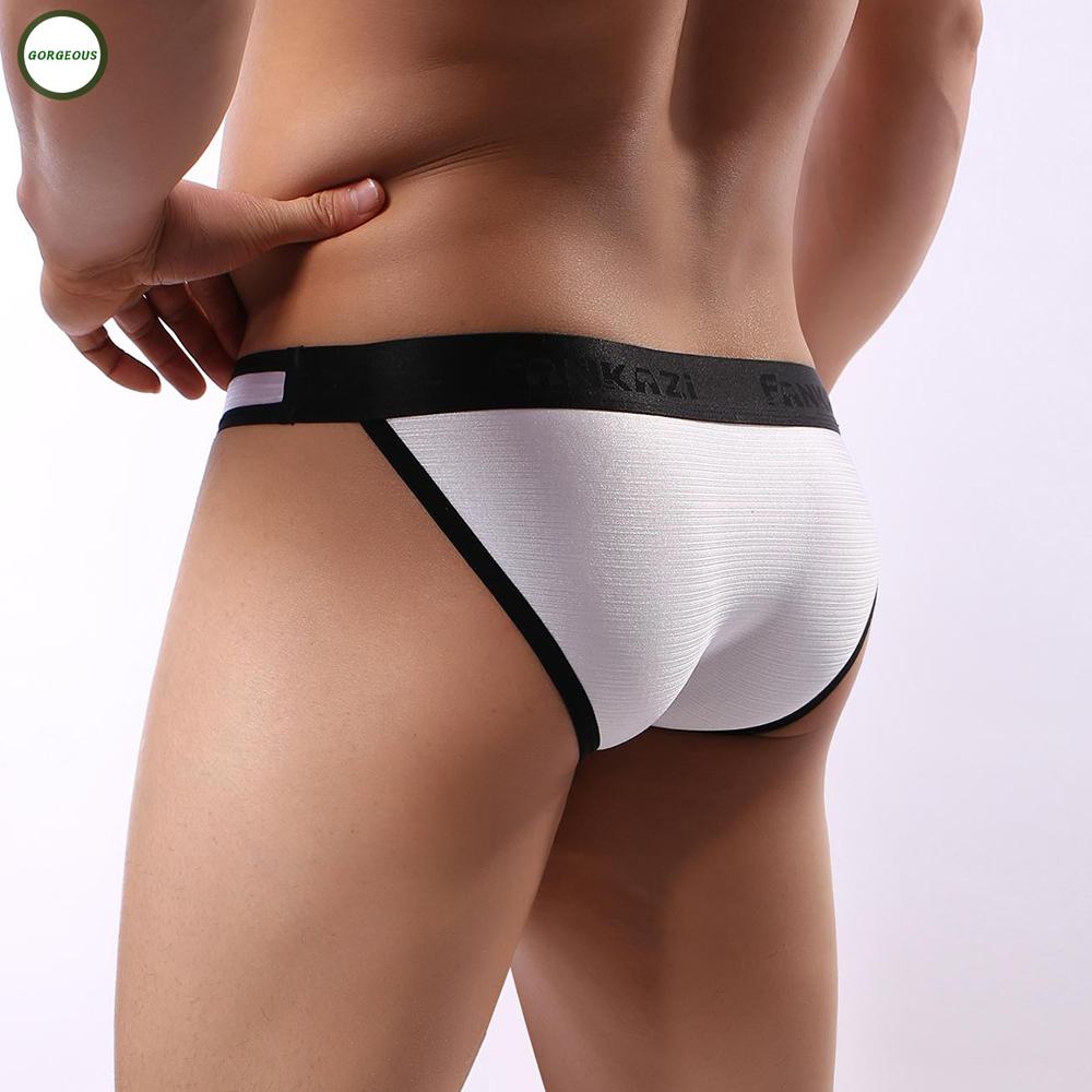 GORGEOUS~Men\'s Sexy G-String Thong Briefs T-Back Panties Soft Seamless Underwear