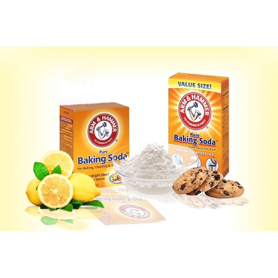 Bột Baking Soda đa công dụng khử mùi, diệt khuẩn, tẩy rửa, làm bánh, chăm sóc da 454g