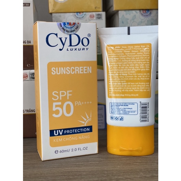 KEM CHỐNG NẮNG LUXURY CYDO SPF50 HÀNG CHÍNH HÃNG BÁN SỈ