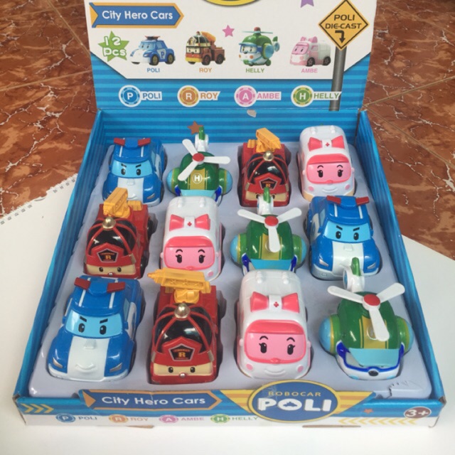 Bộ 4 xe ROBOCar (PoLi, Roy, Ampe, Helly)
