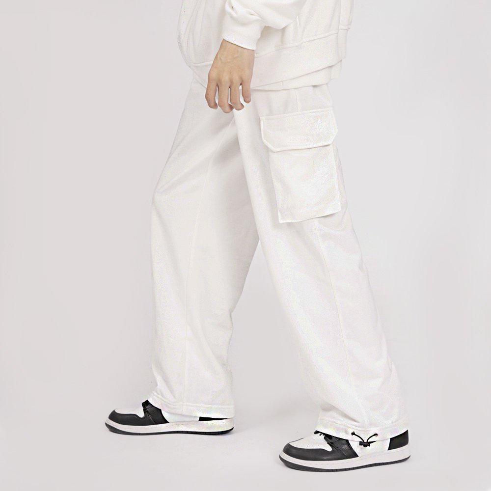 Quần ống rộng túi hộp N7 jogger bó chun basic nam nữ form rộng Local Brand P02