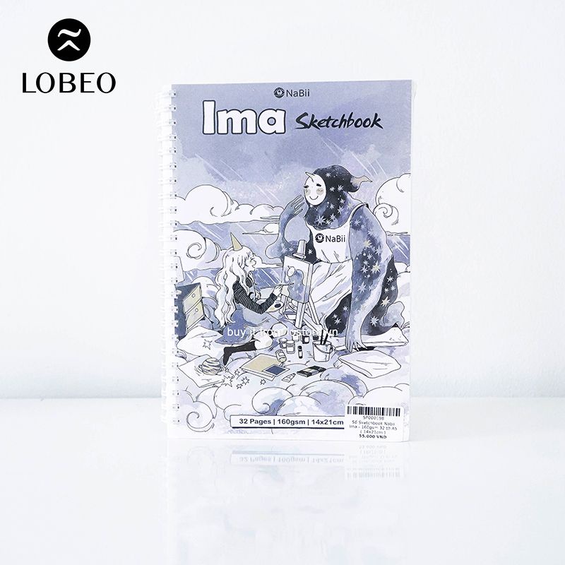 [ LỖ STORE ] Sổ vẽ Nabii Ima Sketchbook - 160gsm 32 trang