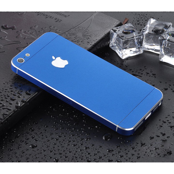 miếng dán skin iphone 5/5s/5se full lưng viền