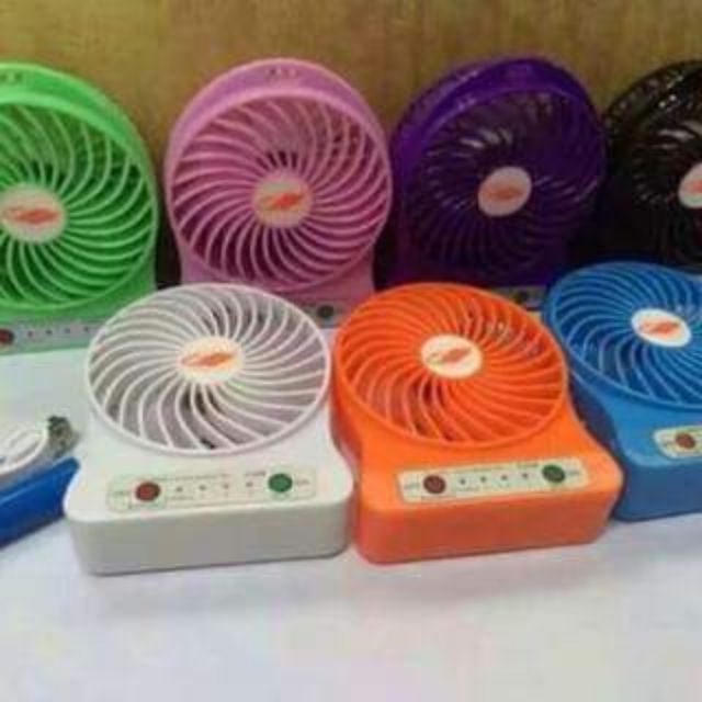 Combo 10 quạt tích điện mini