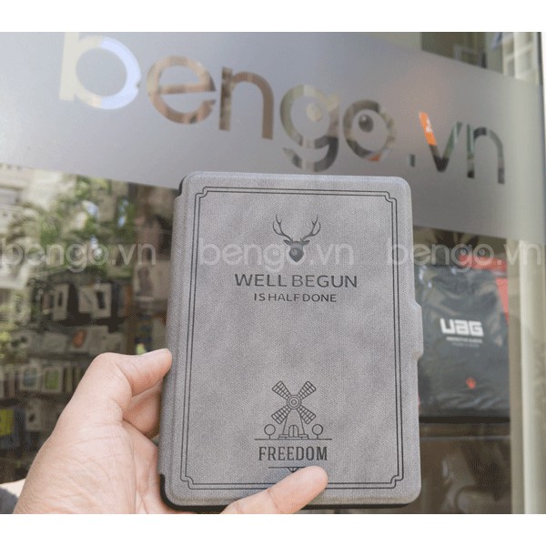 Bao da dành cho All-New Kindle 9 Họa tiết Well Begun is Half Done