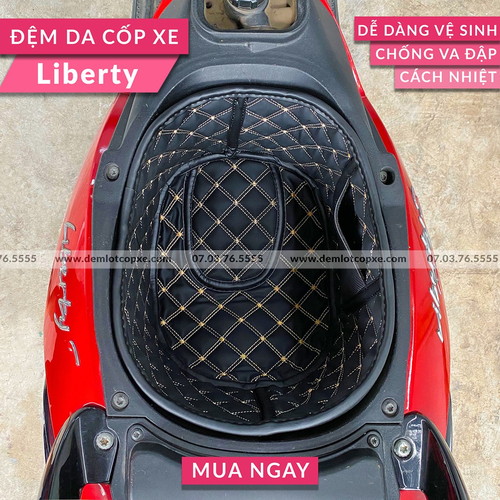 Lót Cốp Cách Nhiệt Xe Liberty 2016-2021 - Có Túi Giấy Tờ - Bảo Hành 1 Năm ( Đường May, Lỗi Do Sản Xuất)