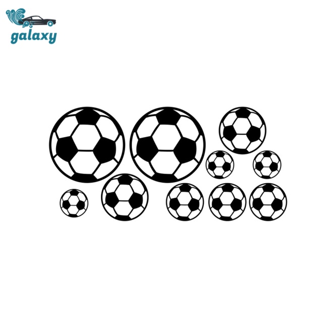 Galaxy Bộ 10 Miếng Dán Chống Thấm Nước Tự Dính Trang Trí Xe Hơi