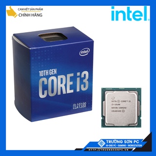 Mua CPU Intel Core i3 10100 (3.6GHz Turbo up to 4.3Ghz  4 Cores 8 Threads  6MB Cache  65W  Comet Lake) | Full Box Nhập Khẩu