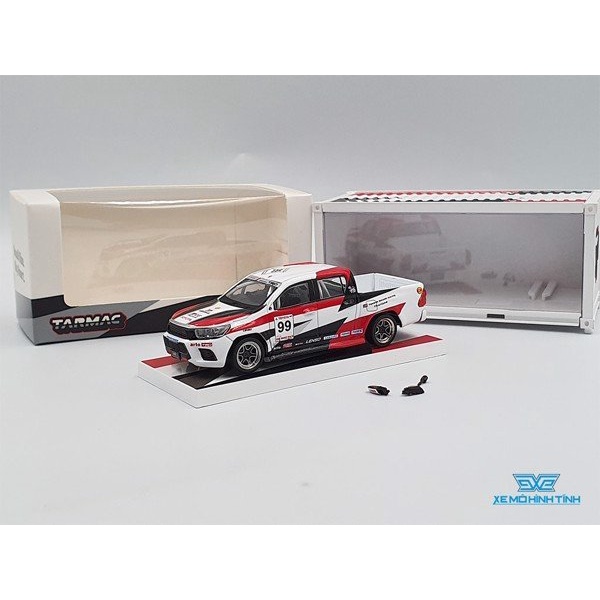 Xe Mô Hình Toyota Hilux Tỉ lệ 1:64 Hãng sản xuất Tarmac Works