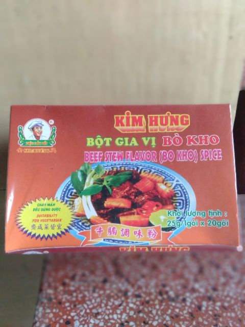 BỘT GIA VỊ NẤU BÒ KHO KIM HƯNG