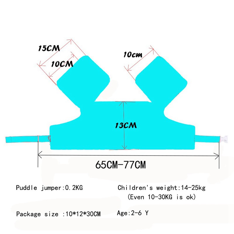 Áo Phao Tập Bơi Cho Bé 10-25 Kg