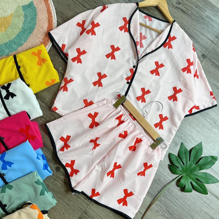 Đồ bộ, đồ bộ nữ mặc nhà cánh dơi kate lụa