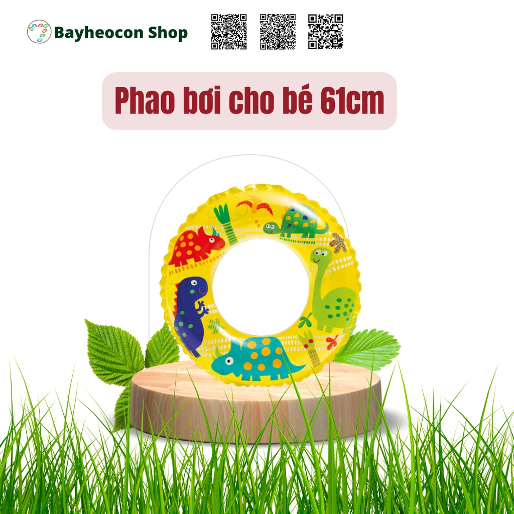 [Quà tặng] Phao bơi cho bé 61cm