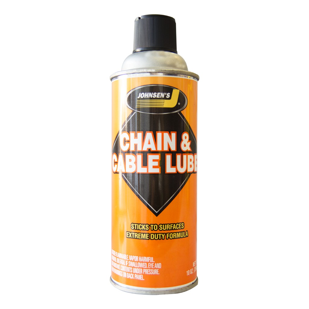 Chai xịt bảo dưỡng sên chống sét Johnsen Chain &amp; Cable Lube 400ml