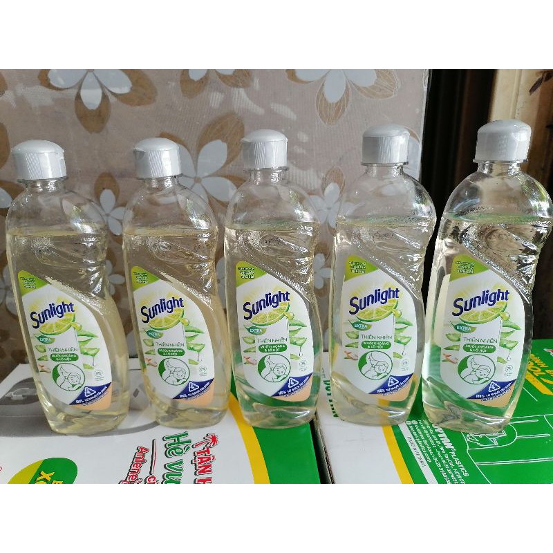 Nước rửa chén Sunlight Muối khoáng & lô hội 370g