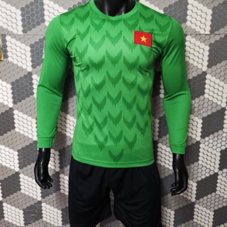 Bộ đồ đá banh thủ môn xanh lá tay dài 2019