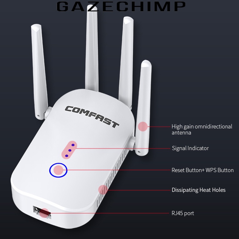 Thiết Bị Khuếch Đại Tín Hiệu Wifi 1200mbps 2.4g 5g | BigBuy360 - bigbuy360.vn