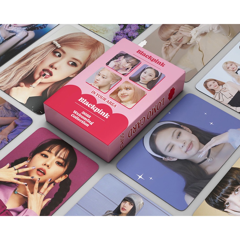 Hộp 54 Ảnh LOMO Card Nhóm Nhạc BLACKPINK 2022 Thẻ