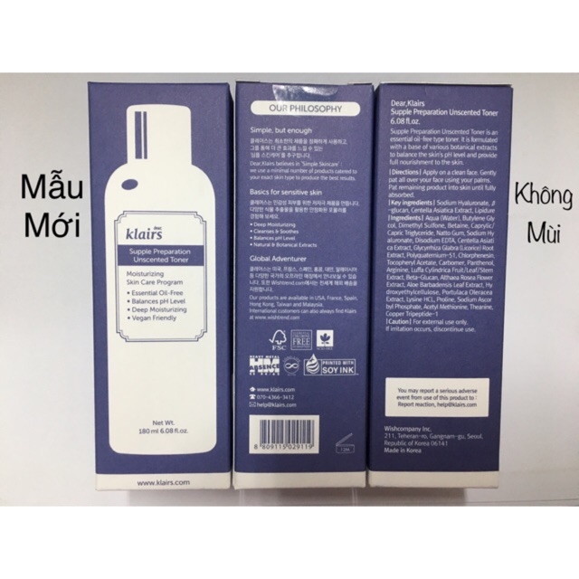 Nước Hoa Hồng Cho Da Nhạy Cảm Dear Klairs Supple Preparation Toner | BigBuy360 - bigbuy360.vn