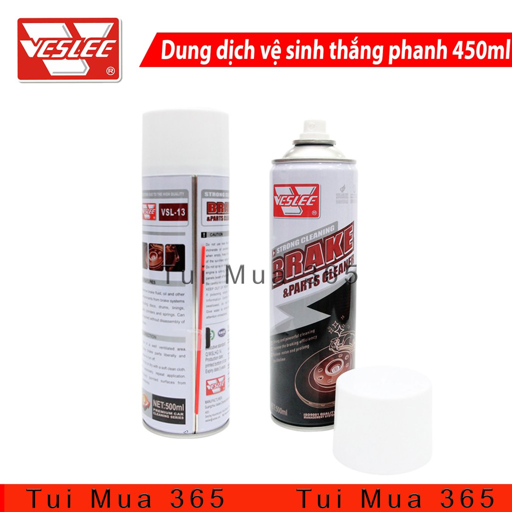 Dung dịch vệ sinh thắng phanh VESLEE Cho Oto và xe máy 450ml