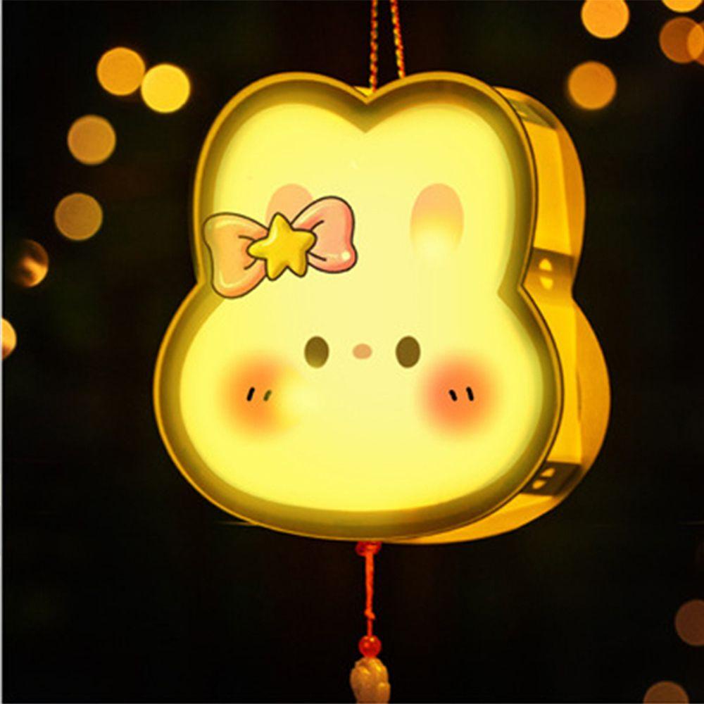 YIYU Lồng Đèn Hình Thỏ Tua Rua Ngôi Sao / Thỏ Kiểu Trung Hoa Dễ Thương Xinh Xắn