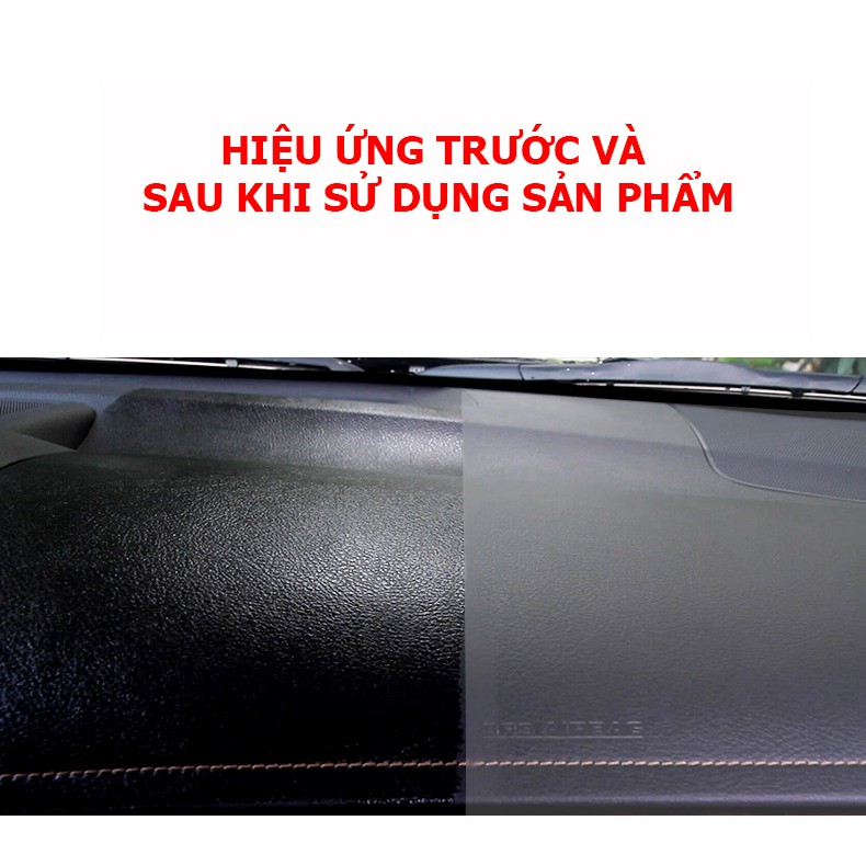 BỘ 2 Chai Xịt Dưỡng, Phục Hồi Nhựa Nhám, Làm Đen nhựa nhám, Làm Mới Ghế Da DASHBOARD WAXING 450ml