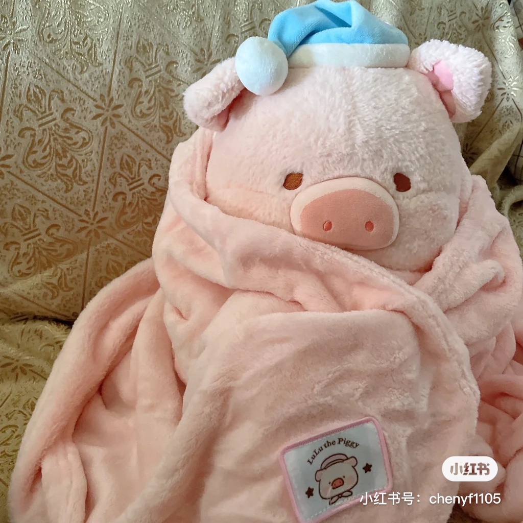 Có SẵnGấu bông lợn - Heo bánh mì LuLu tham ăn mập hú.Búp Bê Nhồi Bông Hoạt Hình Siêu Mềm