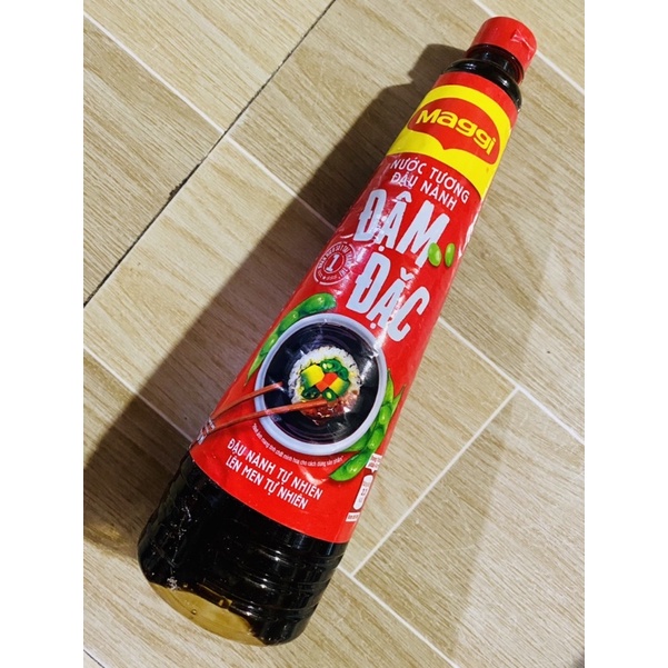 Nước tương Maggi đậu nành nguyên chất phú hợp cho người dùng mặn và chay 700ml