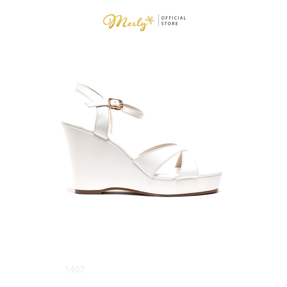 Giày Sandal Đế Xuồng Đúp Merly 1407