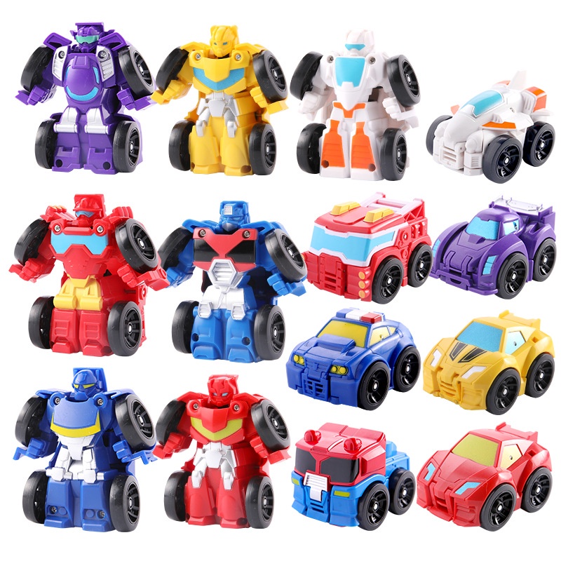 Đồ chơi HYG Toys robot biến hình Optimus Prime phim Transformer vui nhộn