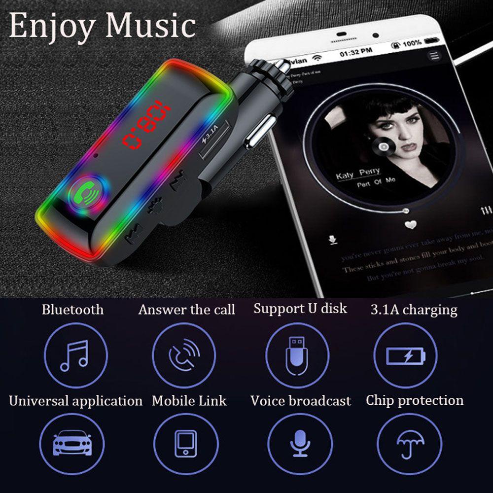Củ Sạc USB Không Dây Kiêm Đài FM Cho Xe Hơi