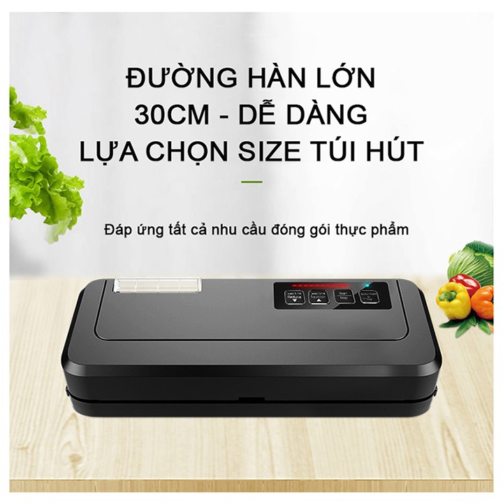 Máy hút chân không KHÔNG KÉN TÚI cao cấp P290 màu đen + Tặng Túi