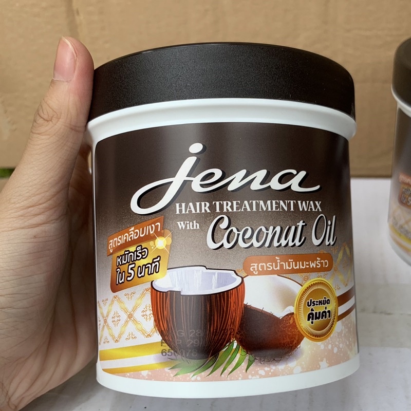 Kem ủ tóc tinh dầu dừa Jena Coconut Hair Treatment Wax 500ml