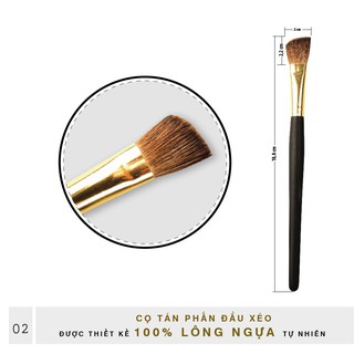 Set Cọ Trang Điểm Mắt Đầu Xéo BEALY
