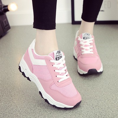 Giày Nữ sneakers Màu Hồng AB