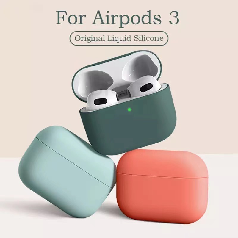 Vỏ bảo vệ chống va đập hộp đựng tai nghe không dây bluetooth thích hợp cho airpods 2/3/1/Pro