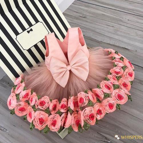 Đầm xòe công chúa xinh xắn dành cho bé gái