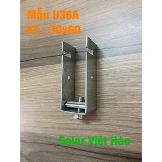 Pat U kẹp dưới solar  U36A kẹp 30x60 - đủ size