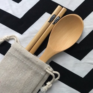 Bộ muỗng đũa cá nhân kèm túi đựng