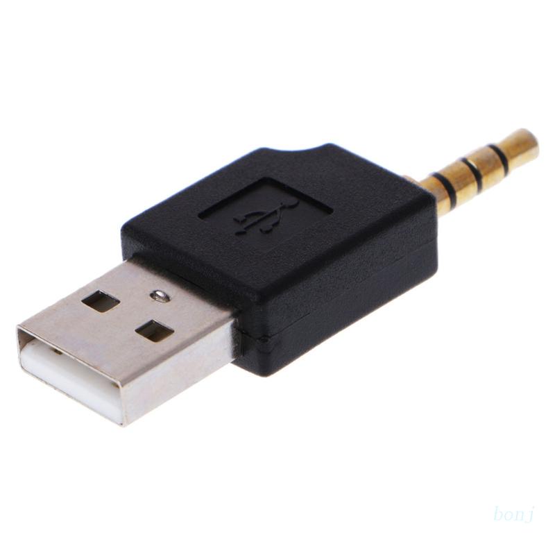 Dây Cáp Chuyển Đổi Cổng 3.5mm Sang USB 2.0 Cho Apple Shuffle 1st 2nd MP3