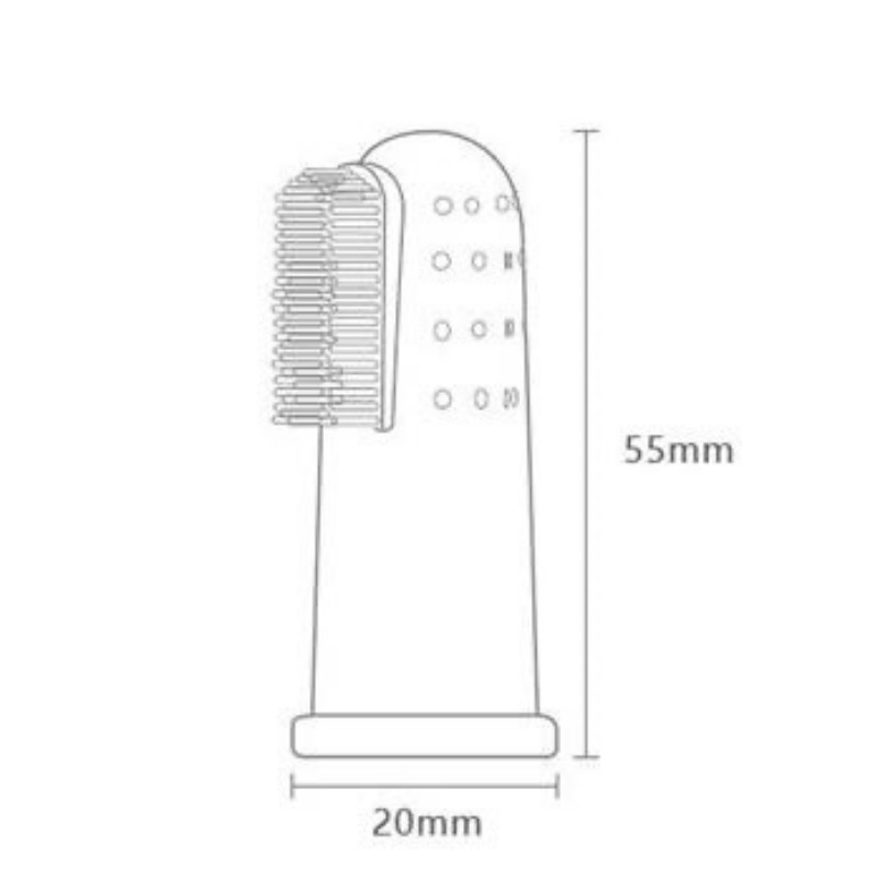 Rơ lưỡi silicon MATYDO xỏ ngón chống tưa miệng dai mềm cao cấp an toàn cho bé MT16