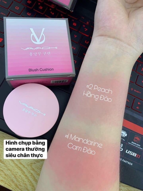 MÁ HỒNG NƯỚC VAVACHI - BLUSH CUSHION VAVACHI