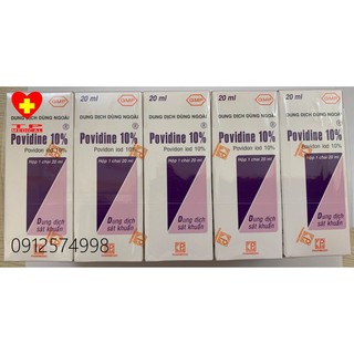 Dung dịch sát khuẩn Povidine 10% [20ml]