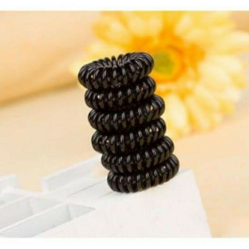 Sỉ 50 Lò xo cột tóc đen