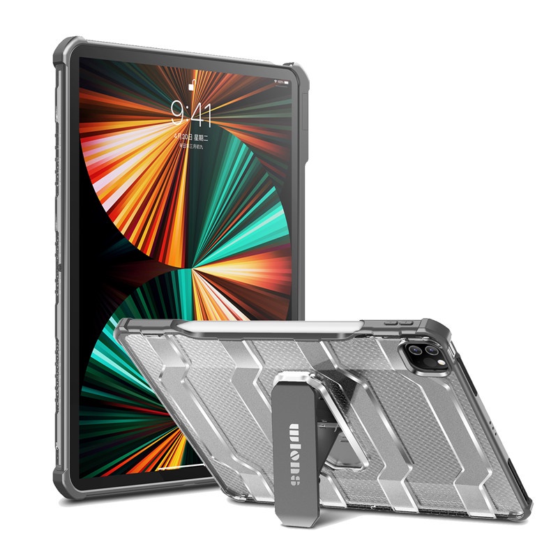 Ốp Máy Tính Bảng Trong Suốt Chống Sốc Có Chân Đế Cho Ipad Mini 6 7 / 8 / 9th Gen Pro 10.5 11 12.9 2021 Air 4 Air 5 2022
