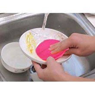 Miếng rửa bát bằng silicon tiện dụng