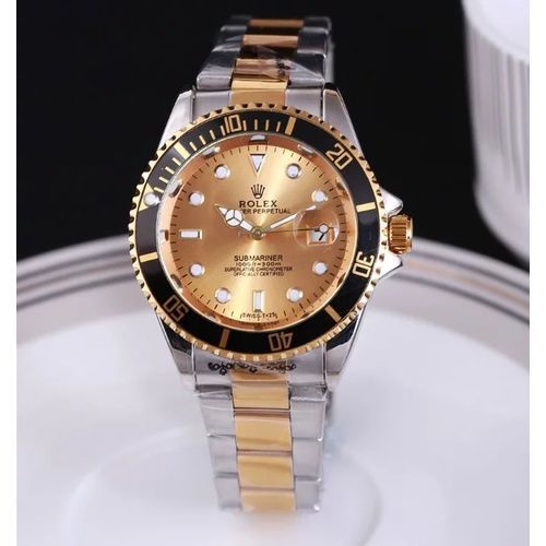Đồng Hồ Rolex Mặt Lớn Dây Thép Không Gỉ Thời Trang Cho Nam