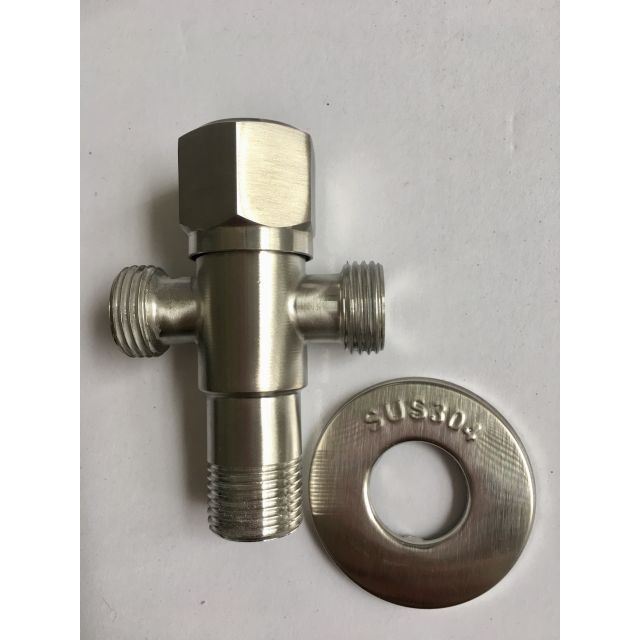 Van tê cầu inox 304, van chia áp T, tê cầu chia nước 21, van F